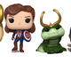 Classic Loki, Captain Carter, Alligator Loki, and T'Challa as Star-Lord join the Funko Pop Marvel lineup.